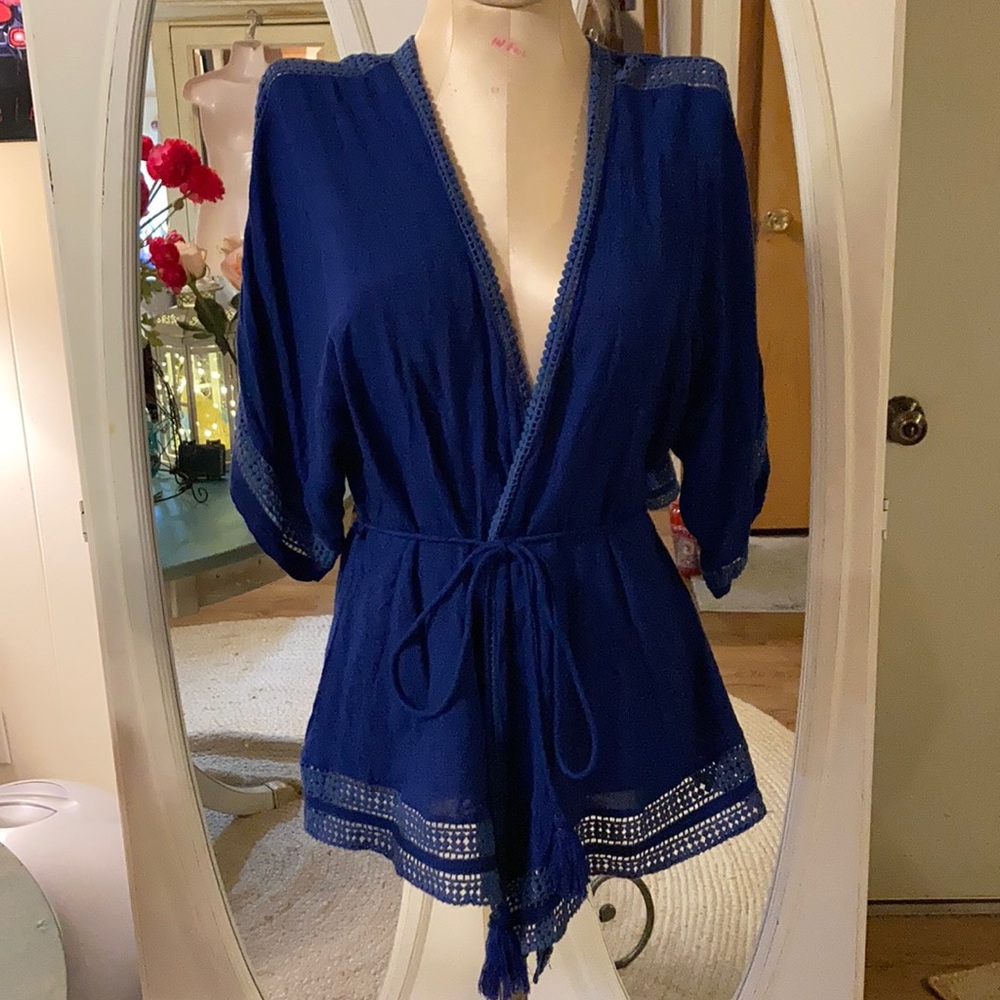 Kohinoor medium cardigan kimono jacket/ belted